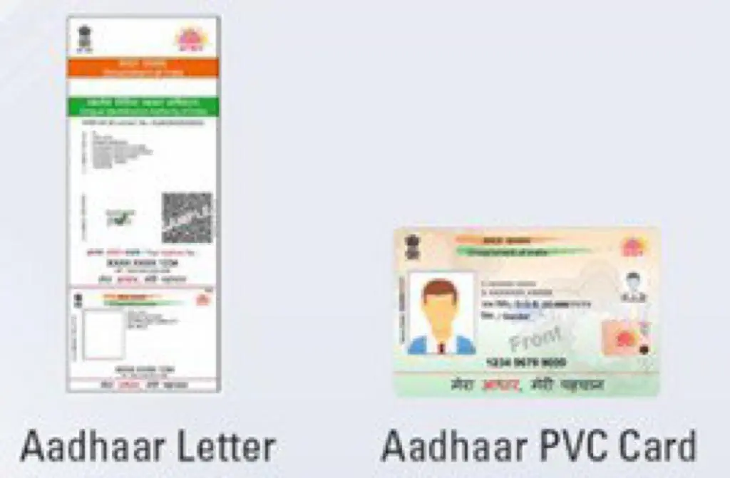 Aadhaar Card Sample